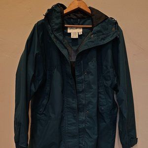 Ladies' small rain jacket Eddie Bauer - Forest green